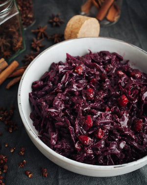 Gewürzrotkohl vegan